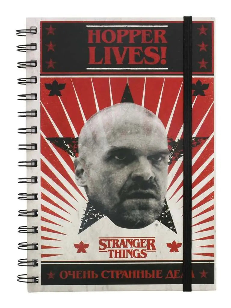 STRANGER THINGS HOPPER LIVES A5 Libreta Frikytopia