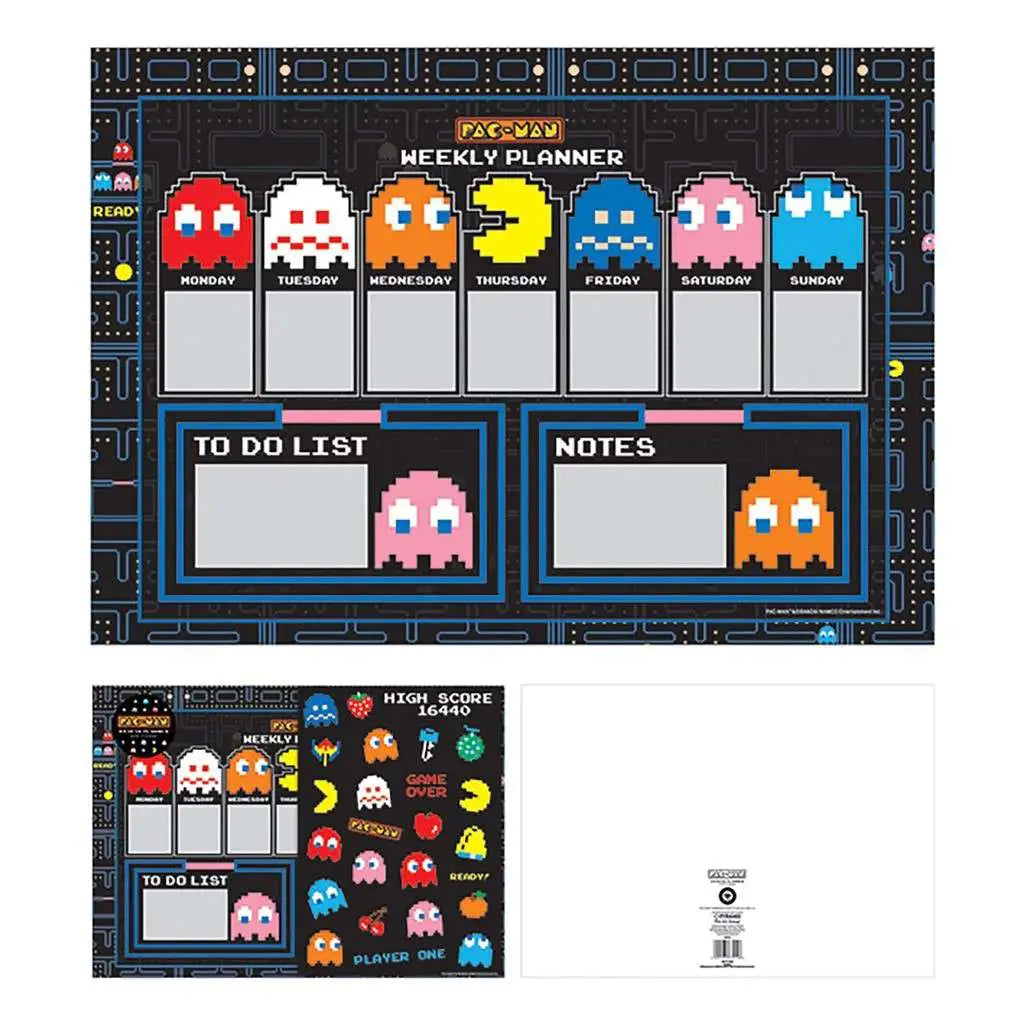 PAC-MAN A4 DESKPAD & Pegatinas Frikytopia