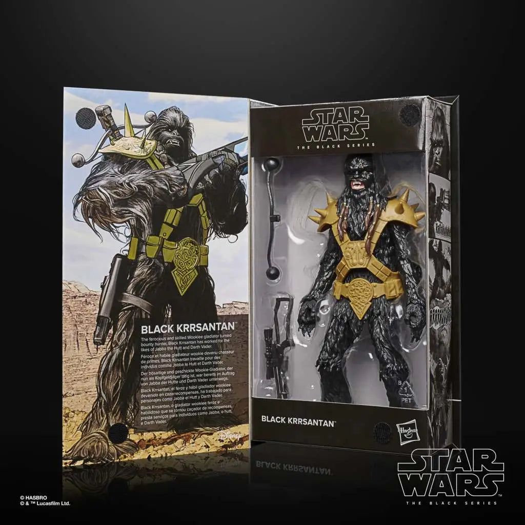 Figura hasbro black krrsantan star wars black series