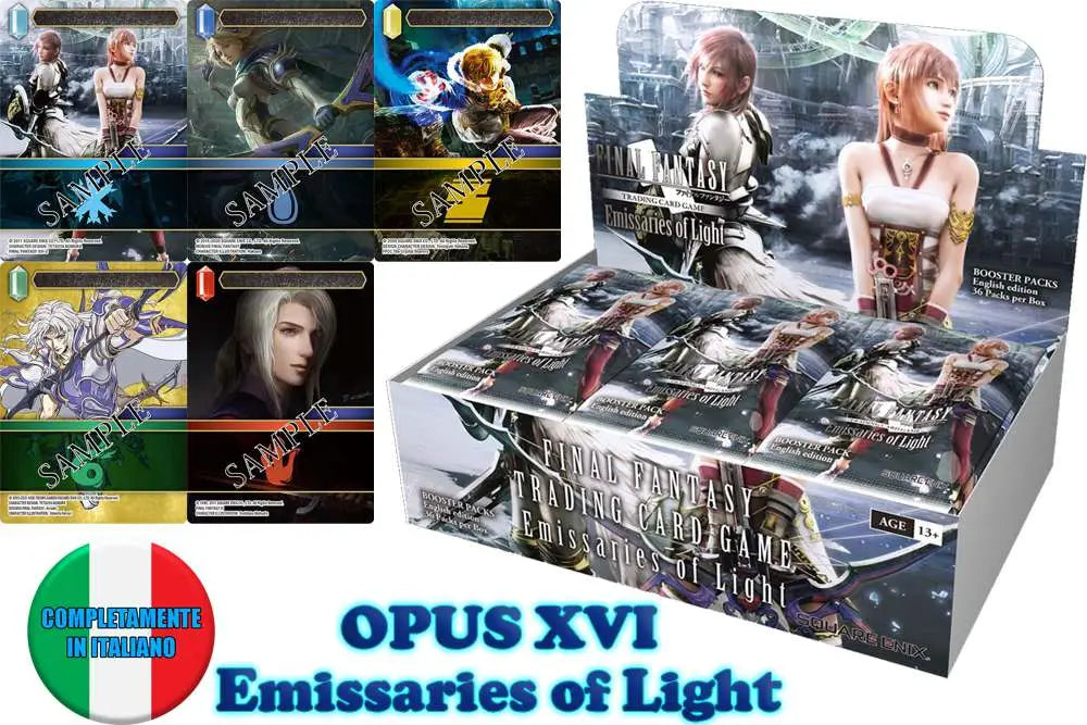 FFTCG EMISSARIES LIGHT XVI BOX ITA (36) Frikytopia