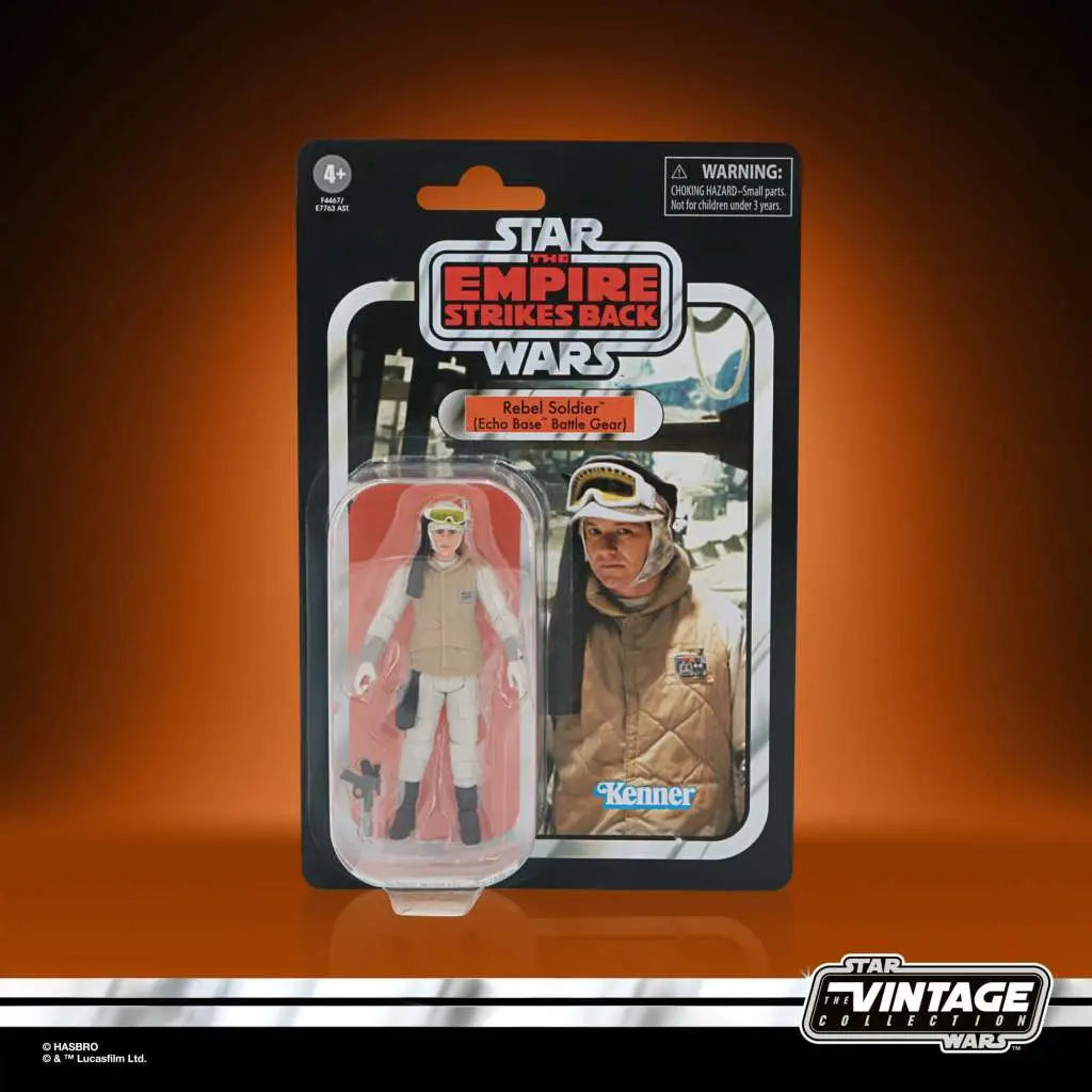 Figura hasbro rebel soldier echo base battle gear star wars 10cm