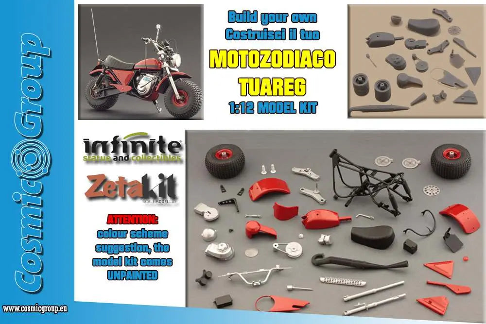 TUAREG MOTO ZODIACO MODEL KIT 1/12 Frikytopia