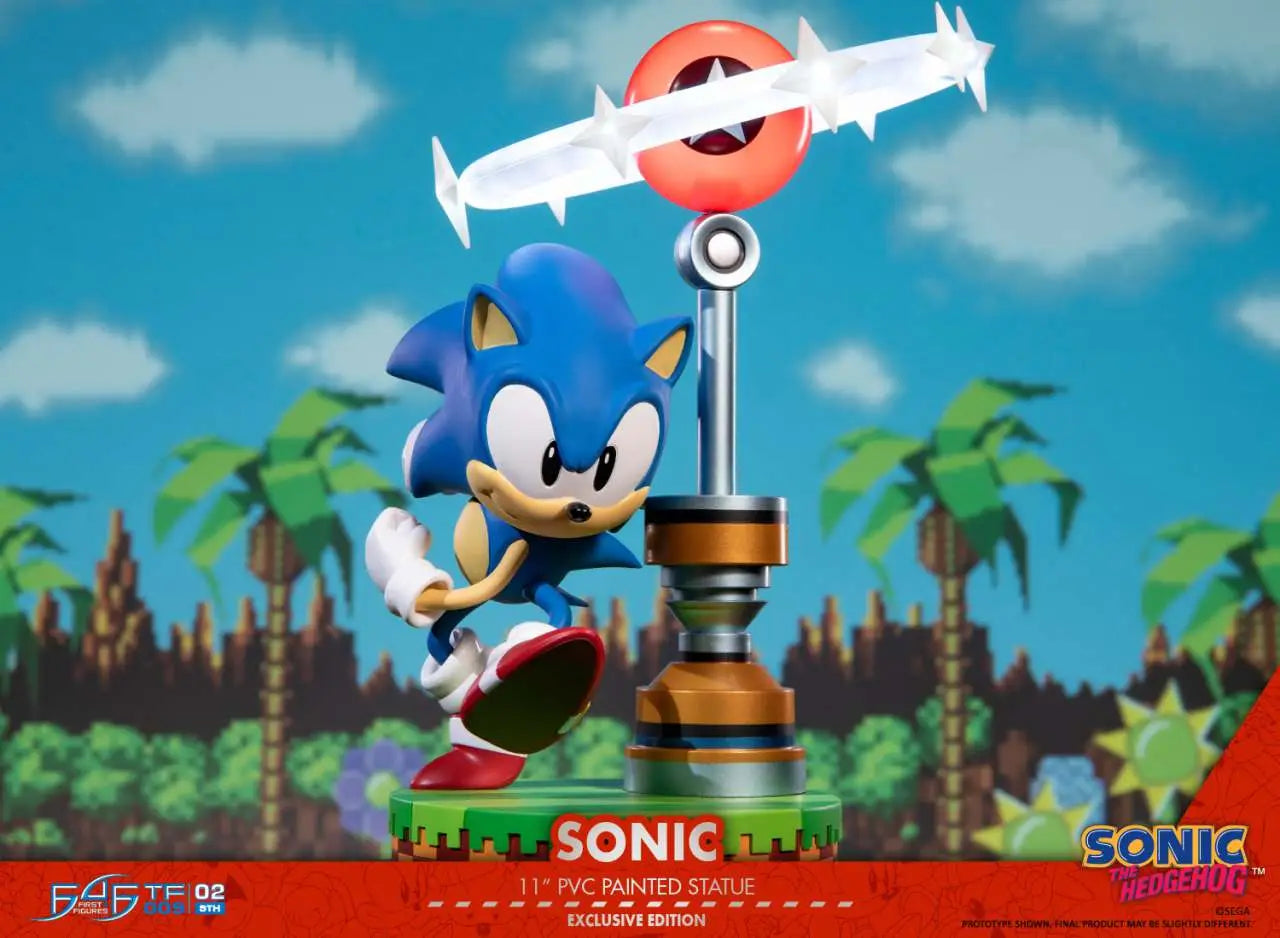 SONIC THE HEDGEHOG 11" COLLECTOR PVC FIG Frikytopia