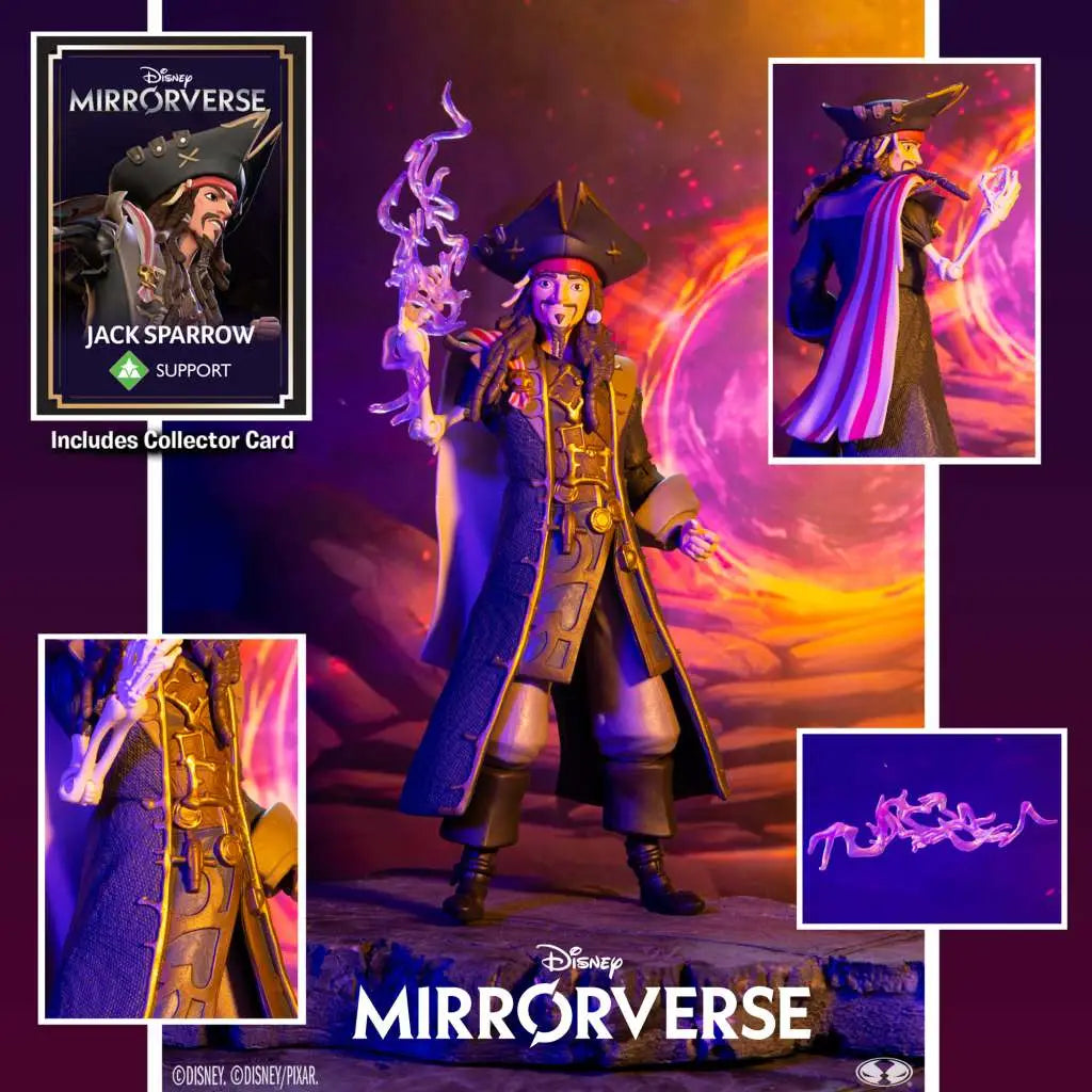 DISNEY MIRROR 7INCH JACK SPARROW AF Frikytopia
