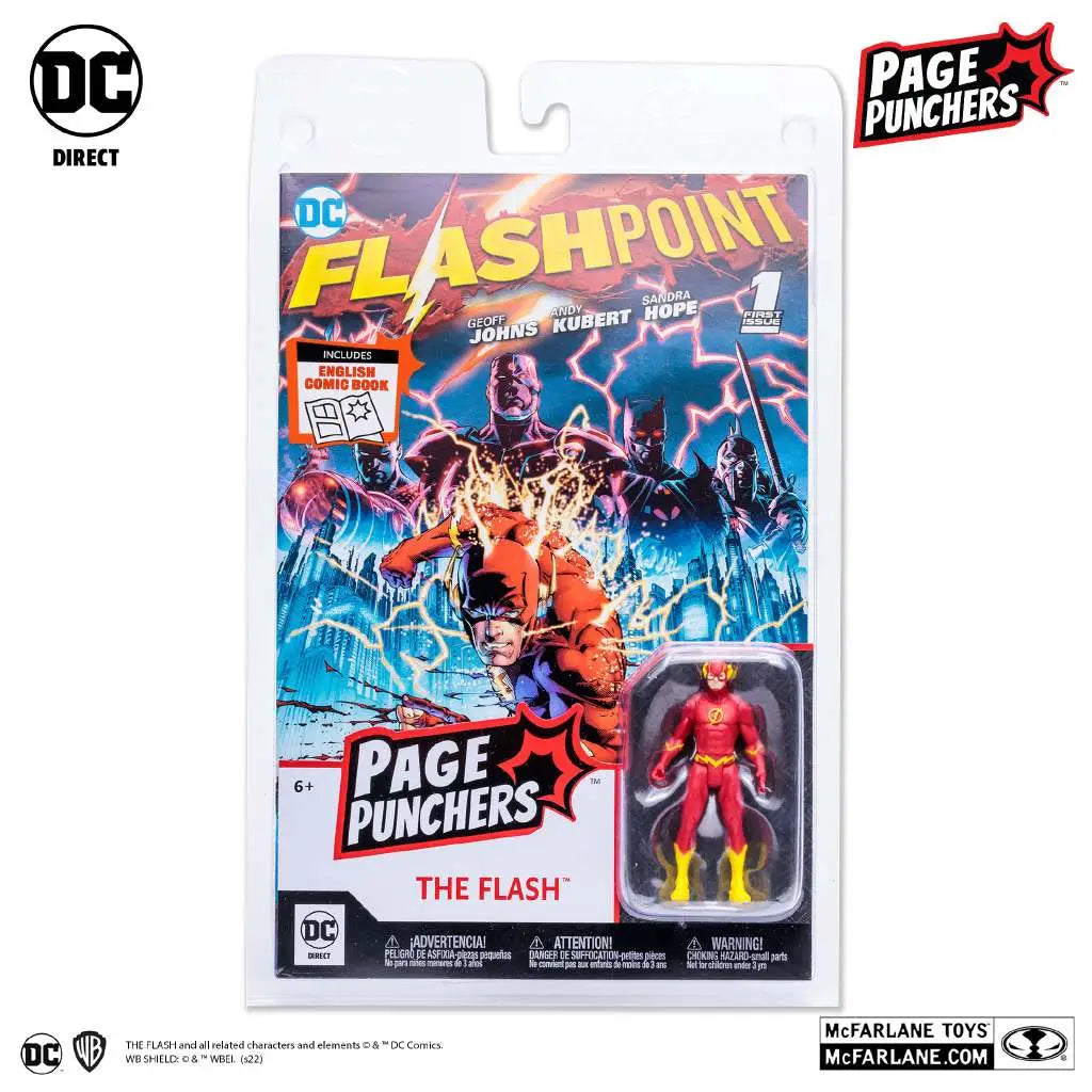 DC PAGE PUNCHERS FLASH + COMIC 3INCH AF Frikytopia