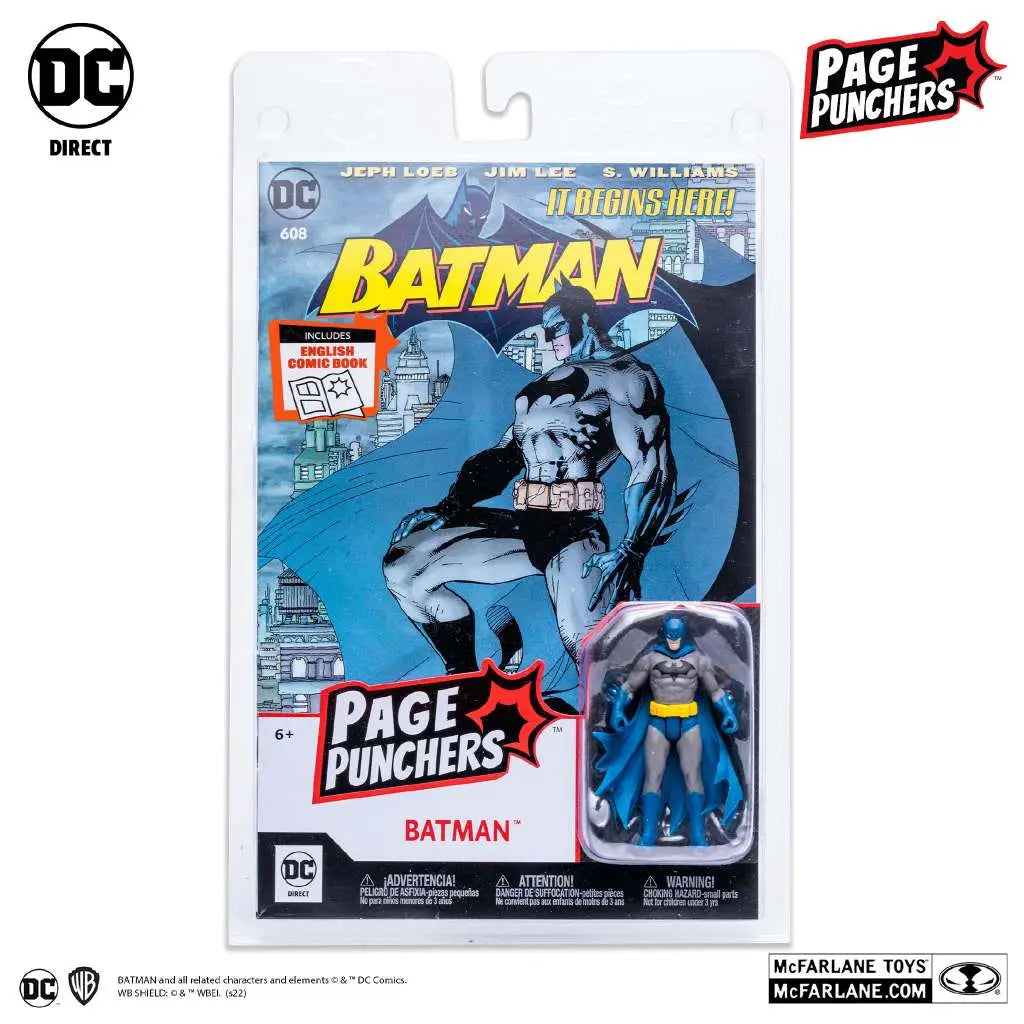 DC PAGE PUNCHERS BATMAN + COMIC 3INCH AF Frikytopia