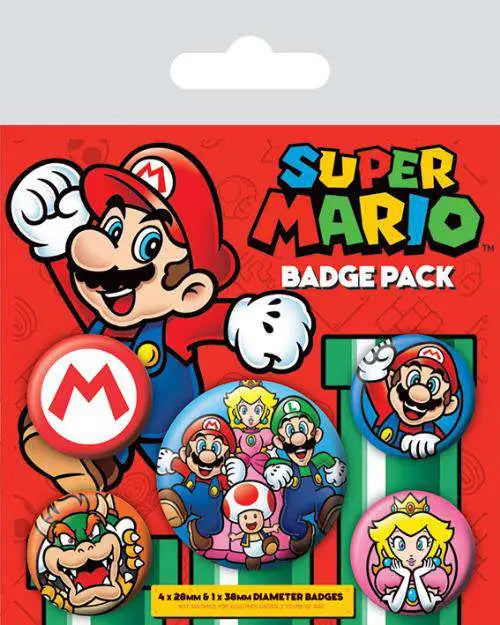 Super Mario Pack 5 Chapas