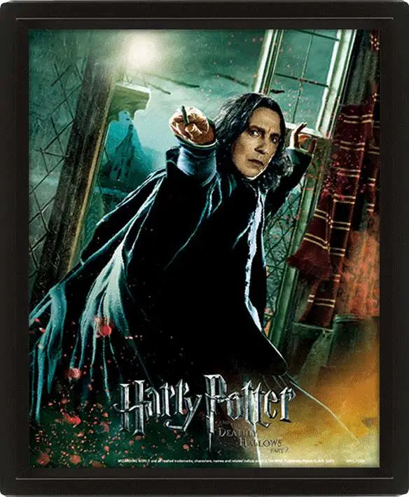 HP DEATHLY HALLOWS SNAPE Póster 3D Frikytopia