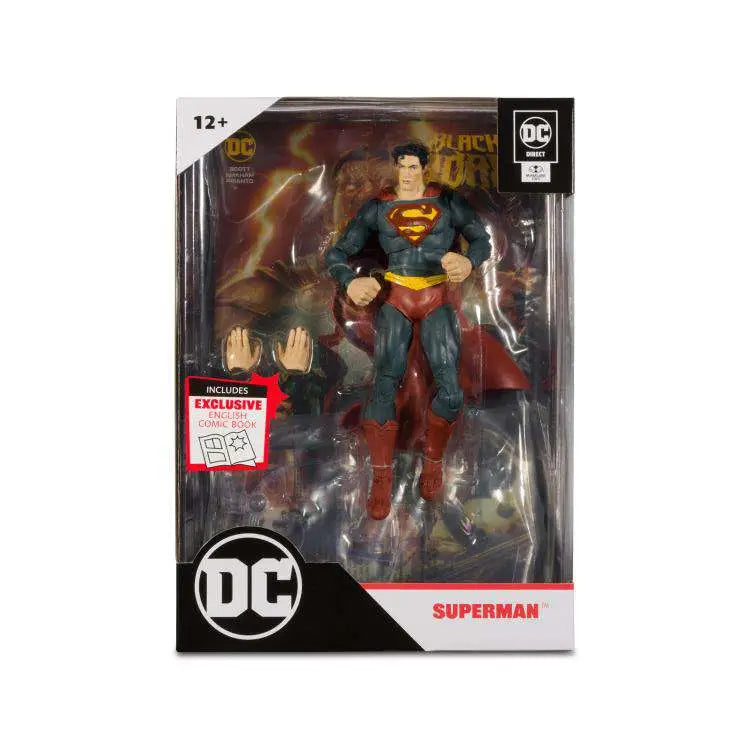 DC Black Adam Page Punchers Figura & Cómic Superman 18 cm