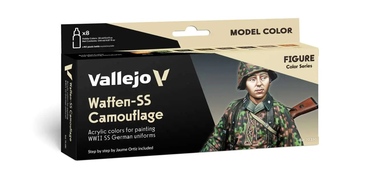 WAFFEN SS CAMOUFLAGE (8) COLOR SET 70180 Frikytopia