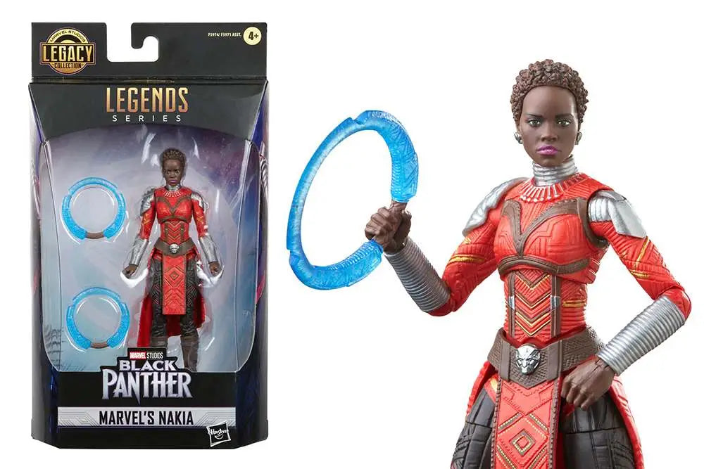 Figura hasbro marvel legends series nakia black panther legacy collection