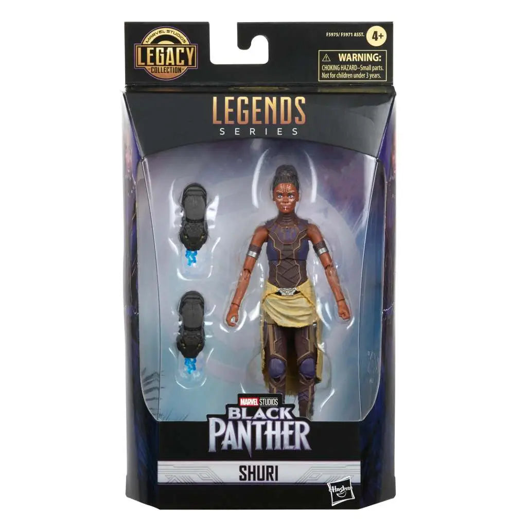 Figura hasbro marvel legend seris shuri black panther legacy collection
