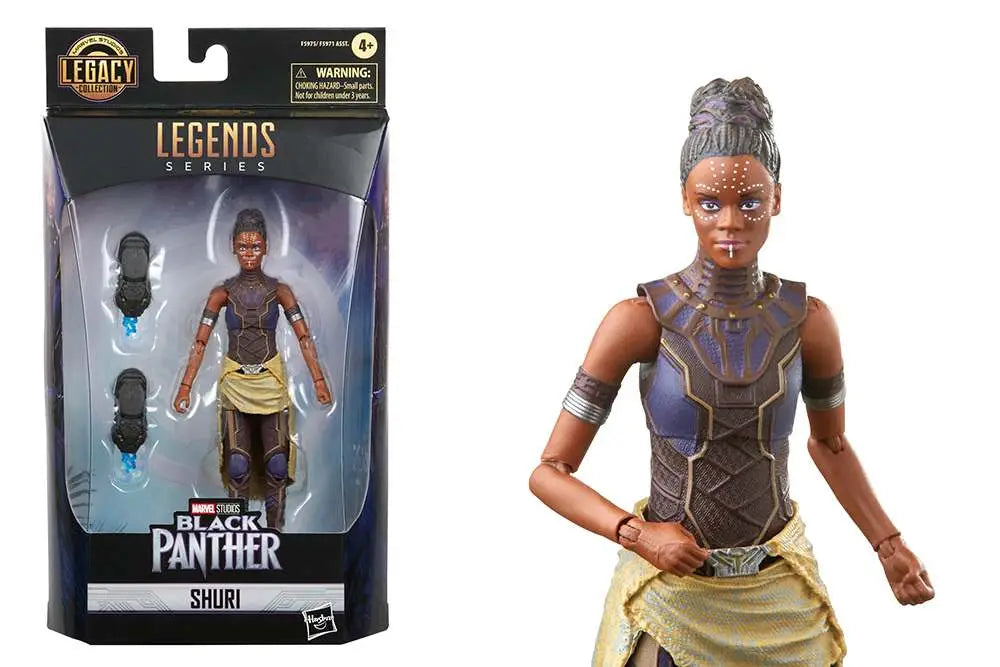 Figura hasbro marvel legend seris shuri black panther legacy collection