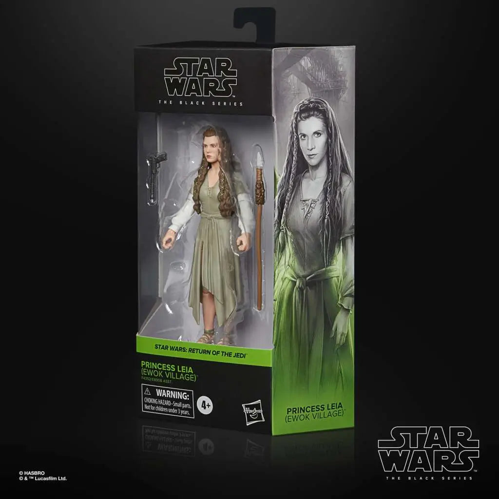 Figura hasbro princess leia ewok village return of the jedi black series