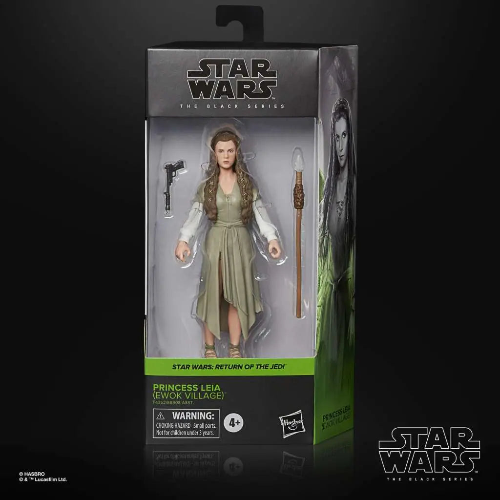 Figura hasbro princess leia ewok village return of the jedi black series