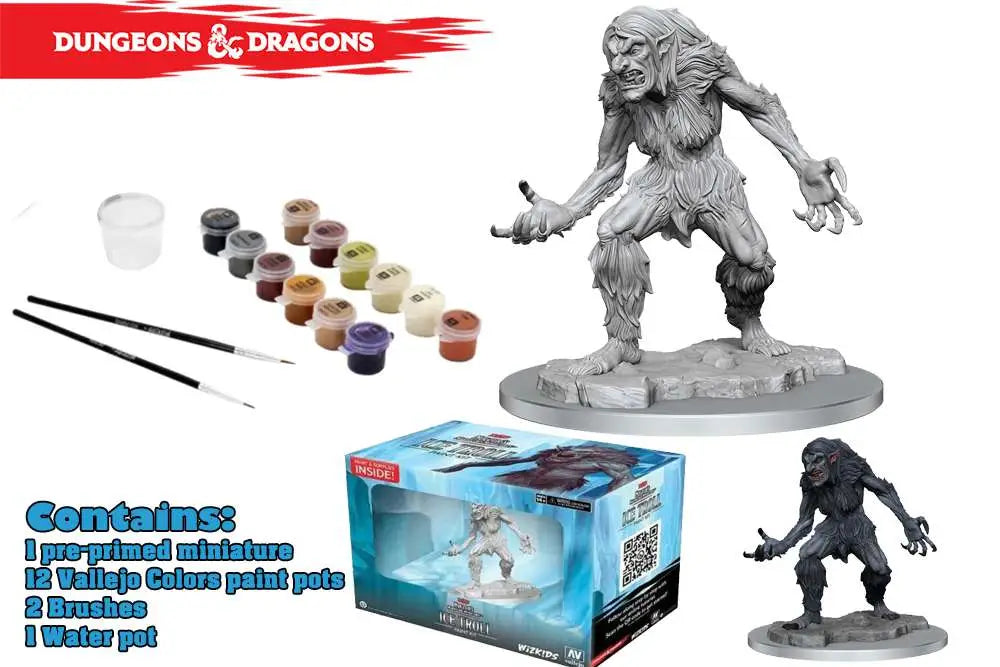 D&D NOLZUR MINIATURE PAINT KIT ICE TROLL Frikytopia