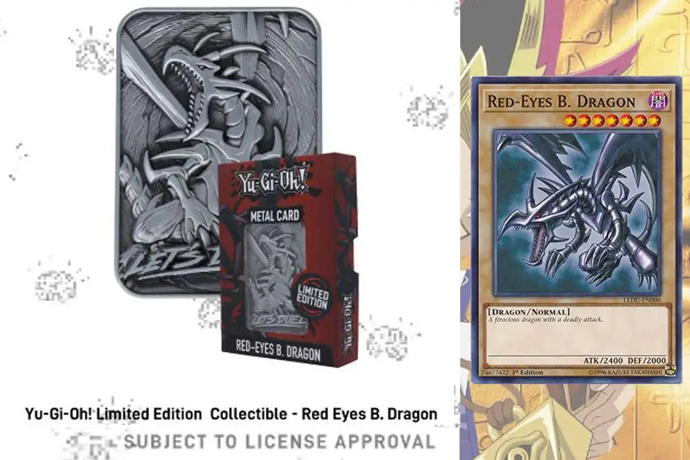 YU-GI-OH! LTD ED METAL RED EYES B.DRAGON Frikytopia