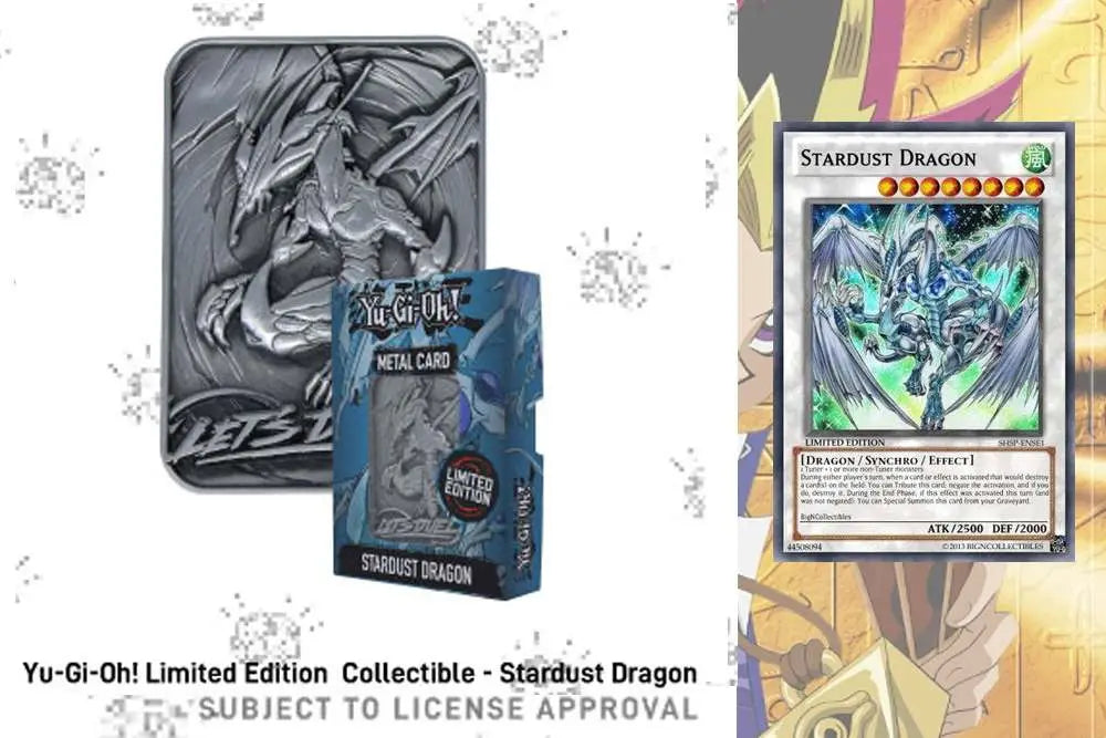 YU-GI-OH! LTD ED METAL STARDUST DRAGON Frikytopia