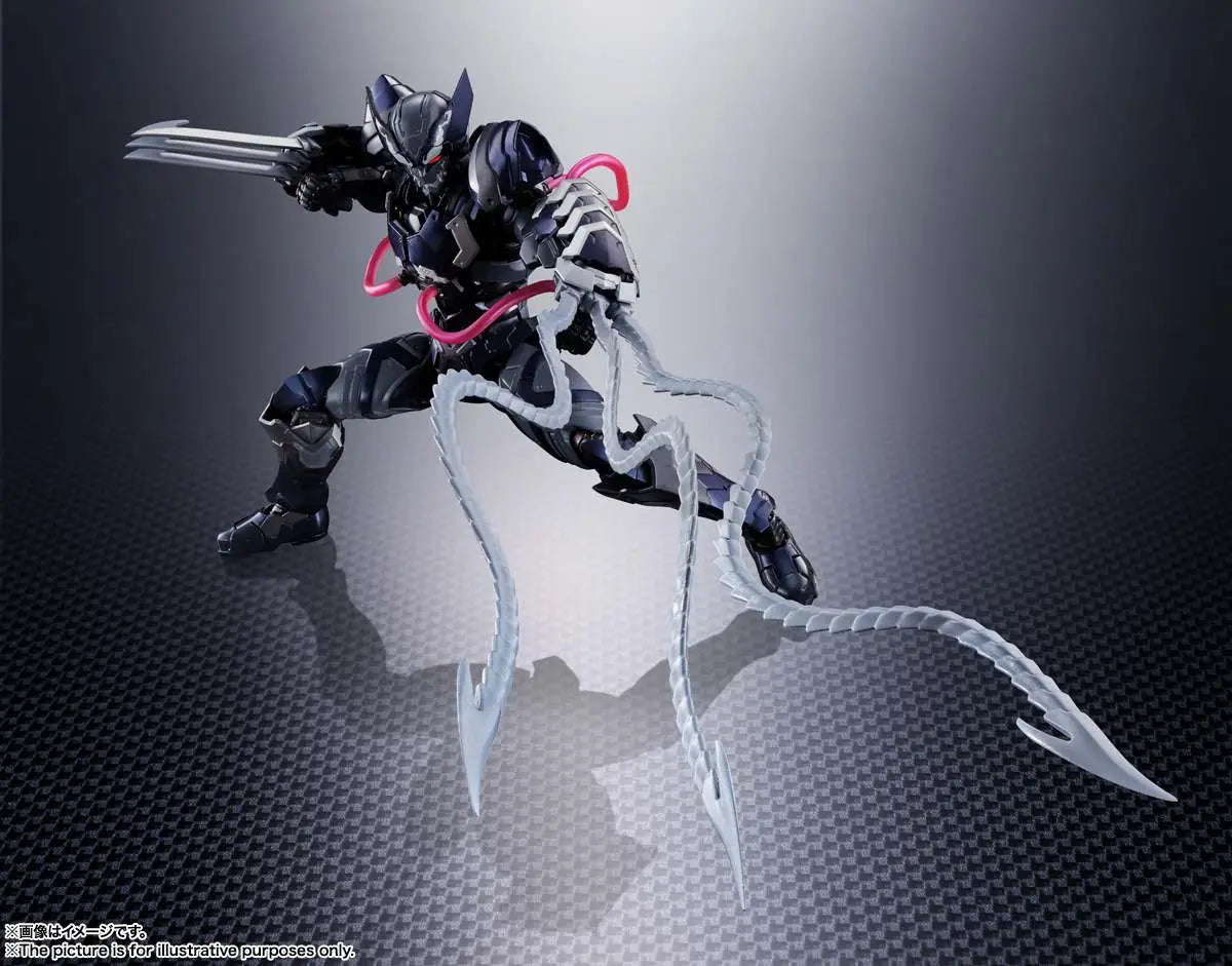 Figura tamashii nations sh figuarts marvel tech on wolverine venom symbiote
