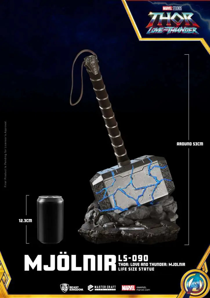 THOR LOVE'N'THUNDER MJOLNIR 1/1 Réplica