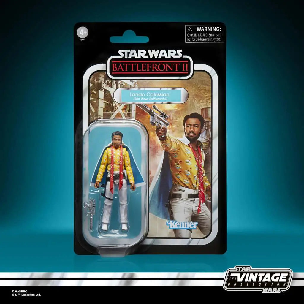 Figura hasbro lando calrissian star wars battlefront ii vintage collection