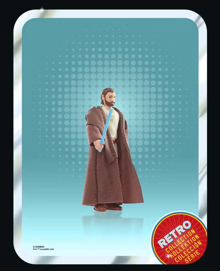 Figura hasbro obi wan kenobi wandering jedi star wars retro collection