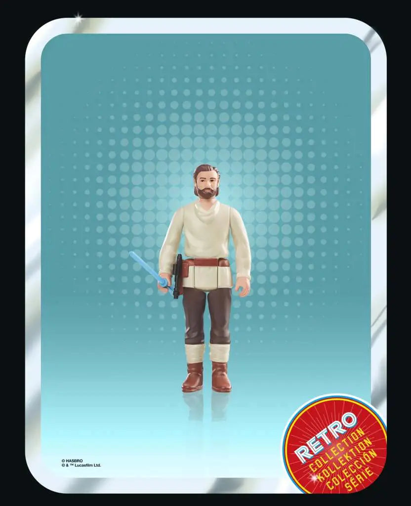 Figura hasbro obi wan kenobi wandering jedi star wars retro collection