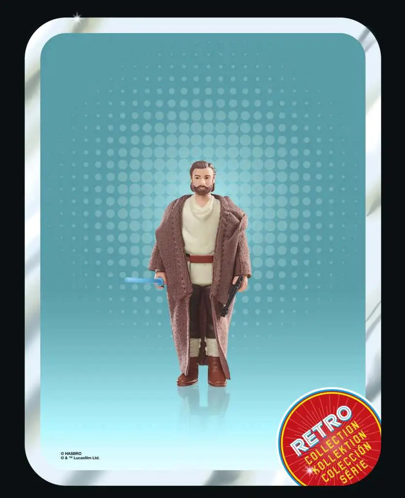 Figura hasbro obi wan kenobi wandering jedi star wars retro collection