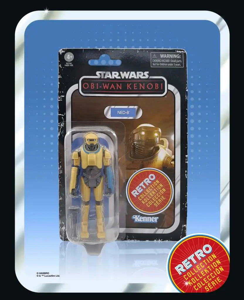 Figura hasbro vin ned - b star wars obi wan kenobi retro collection