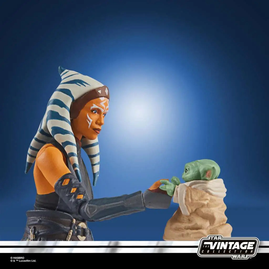 Figura Ahsoka Tano and Grogu Vintage Collection Star Wars 10cm