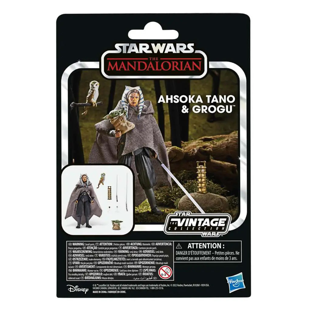 Figura Ahsoka Tano and Grogu Vintage Collection Star Wars 10cm