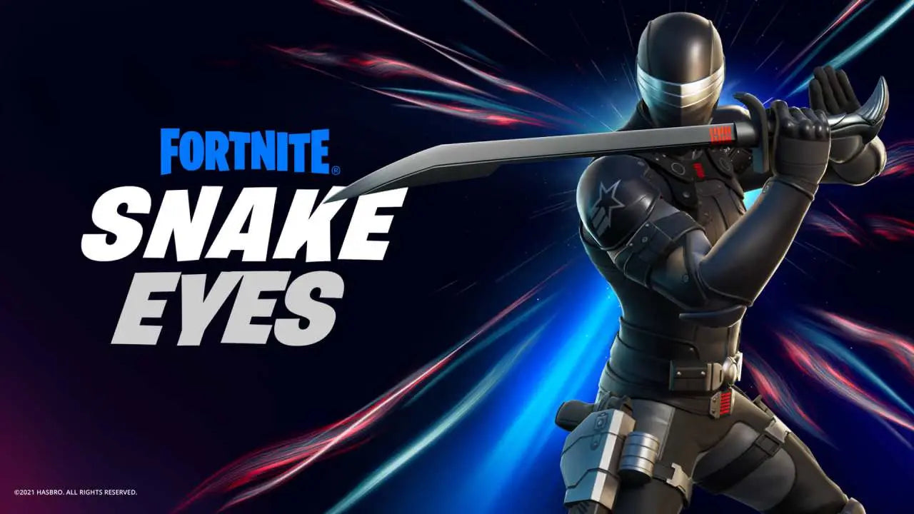 Replica Katana Snake Eyes Fortnite G.I. Joe 80cm
