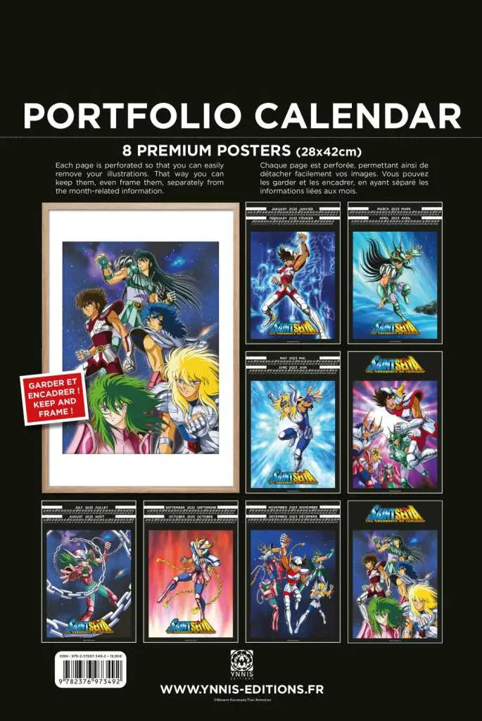 SAINT SEIYA 2023 Calendario