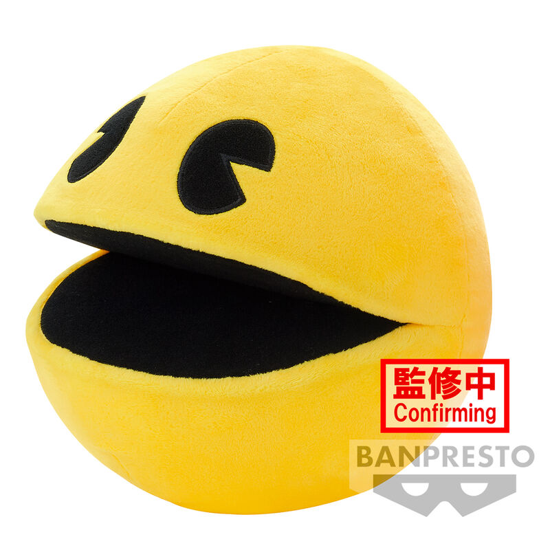 Peluche banpresto pac man big plush pac man 18cm