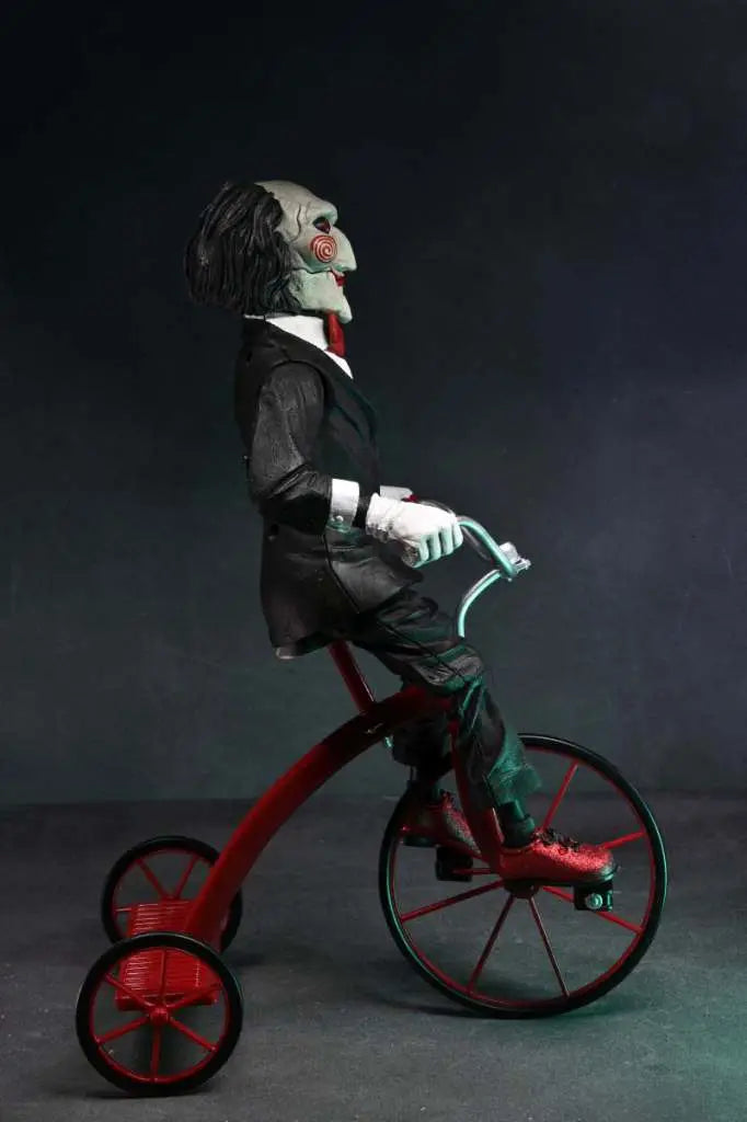 Saw Figura con sonido Billy con Triciclo 30 cm