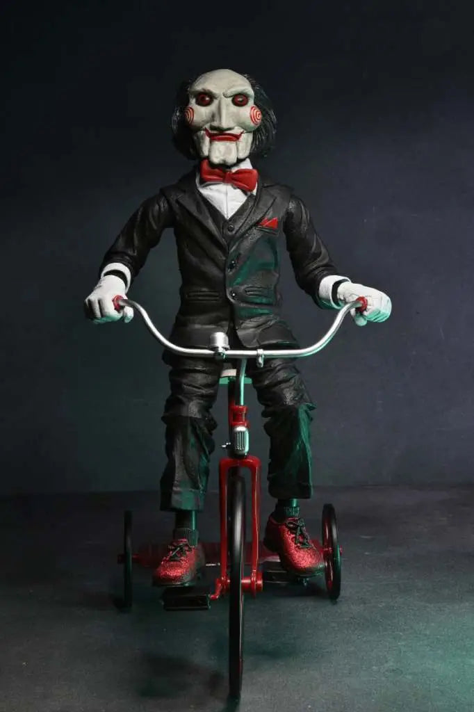 Saw Figura con sonido Billy con Triciclo 30 cm