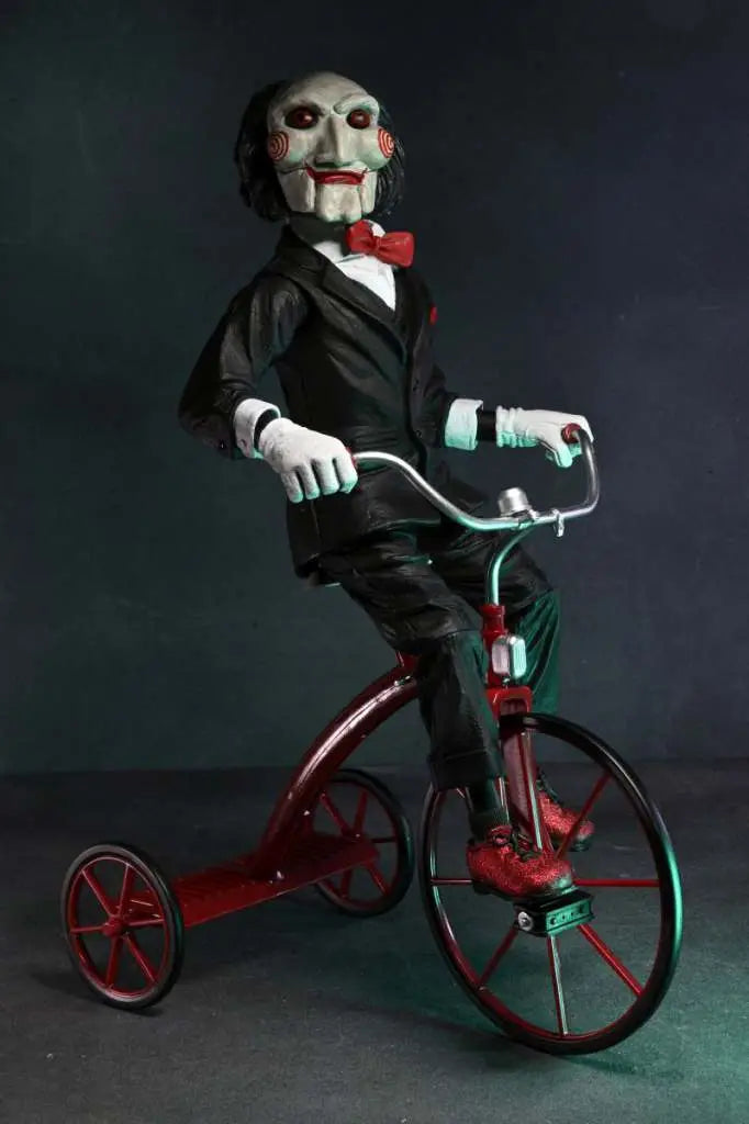 Saw Figura con sonido Billy con Triciclo 30 cm