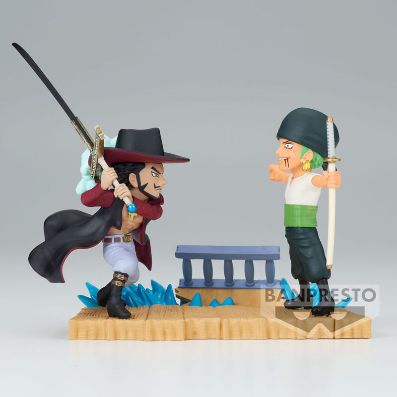 Figura banpresto one piece world collectable log stories zoro