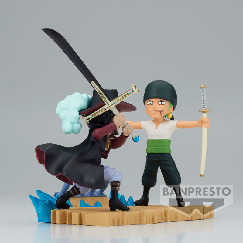 Figura banpresto one piece world collectable log stories zoro