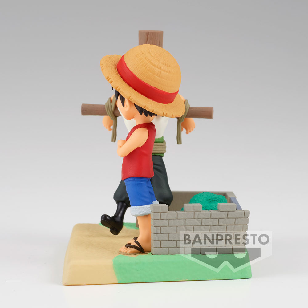 Figura Monkey D Luffy Shanks Fluffy Puffy One Piece