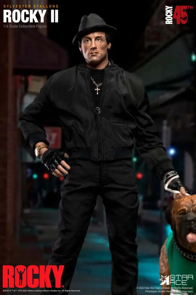 ROCKY BALBOA BLACK SUIT 1/6 DELUX AF Frikytopia