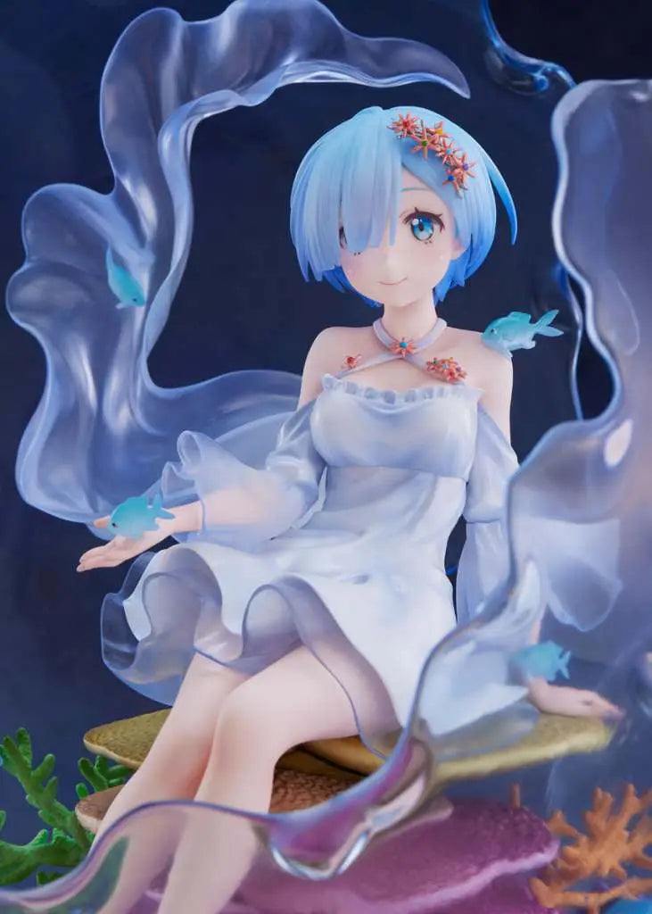 RE ZERO REM AQUA ORB 1/7 Estatua