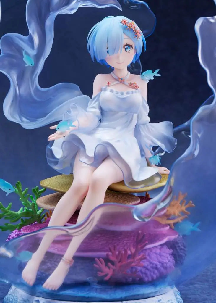 RE ZERO REM AQUA ORB 1/7 Estatua
