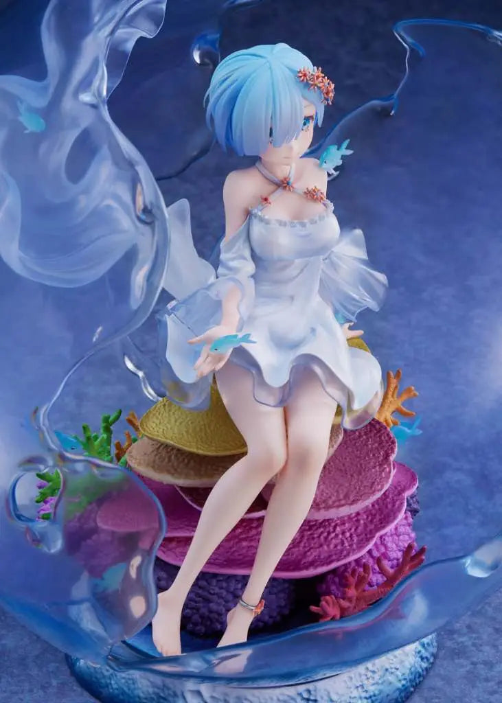 RE ZERO REM AQUA ORB 1/7 Estatua