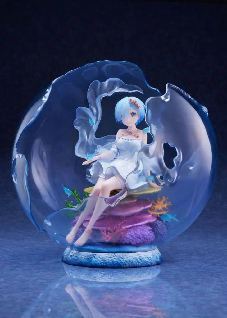RE ZERO REM AQUA ORB 1/7 Estatua