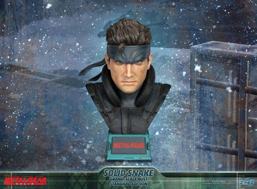 MGS SOLID SNAKE SCALED BUST Frikytopia