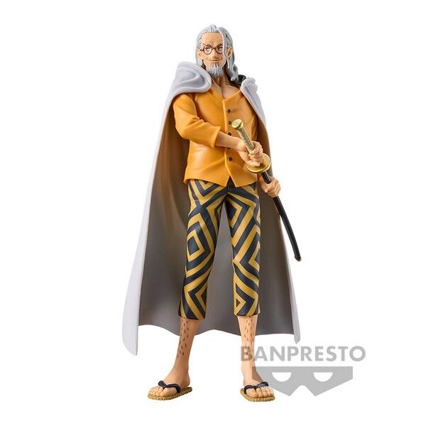 Figura banpresto one piece wanokuni dxf grandline series silver rayleigh