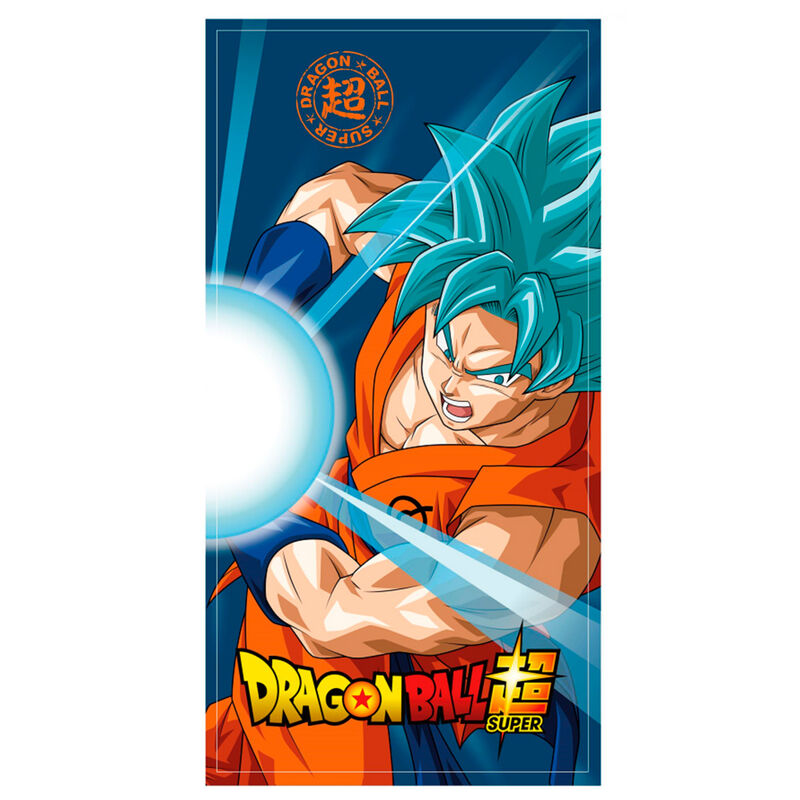 Toalla Goku Super Saiyan Blue Dragon Ball Super algodon Frikytopia