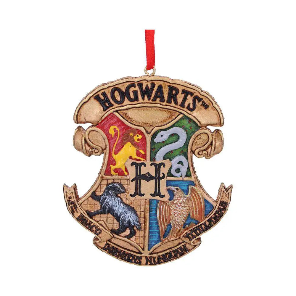HARRY POTTER HOGWARTS CREST HANGING ORNAMENT Frikytopia