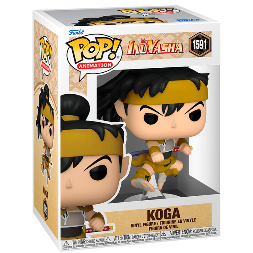 Inuyasha POP Animation Vinyl Figura Koga 9 cm
